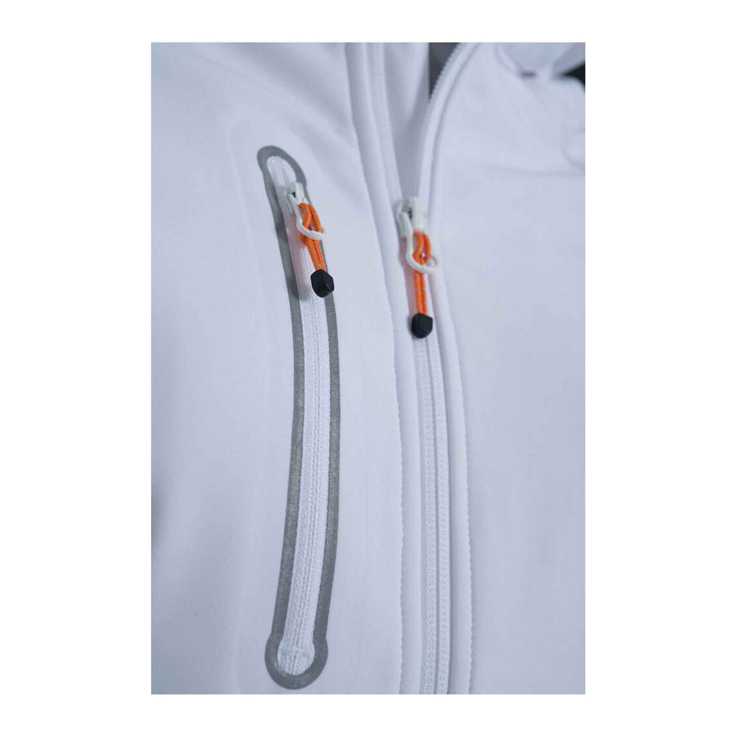 Clique Damen Softshell Jacke mehrlagig mit Kapuze 'Milford' Ansich Tasche
