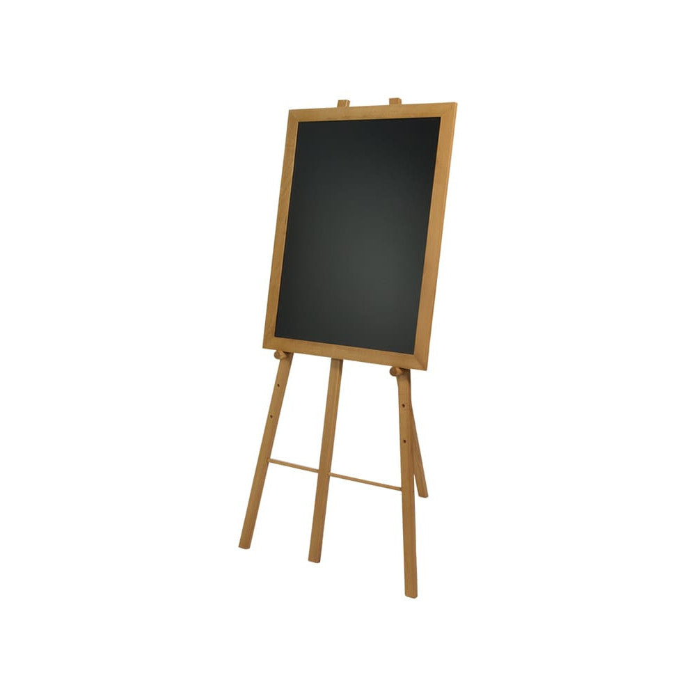 Securit® Kiefernholz Staffelei, 165cm, Teak, Outdoor