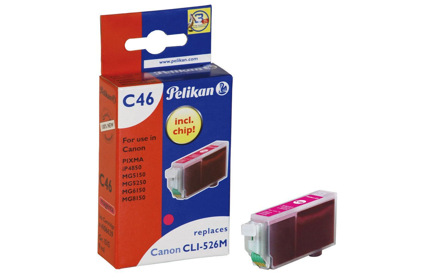 Pelikan Tinte Canon CLI-526M Magenta - wirbe-welt.shop