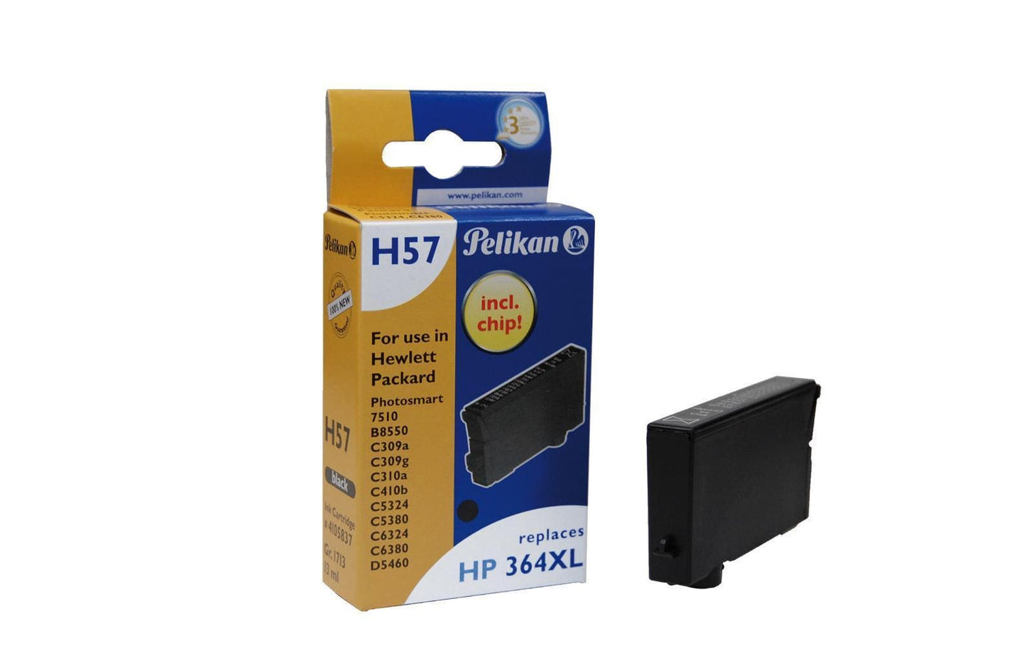 Pelikan Tinte HP Nr. 364XL (CB322EE) Black - wirbe-welt.shop