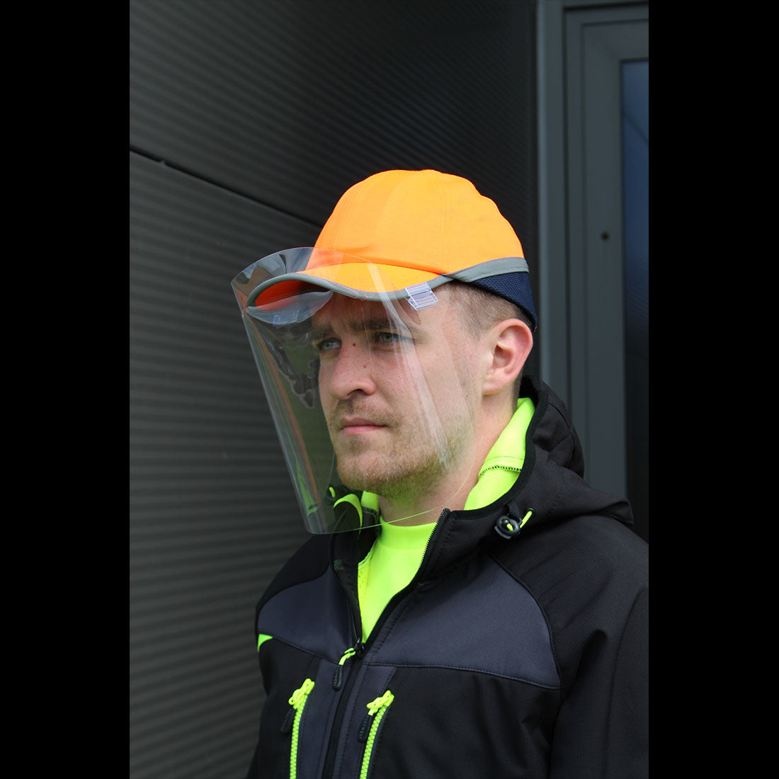 300 Micron APET Anstosskappen-Visor
