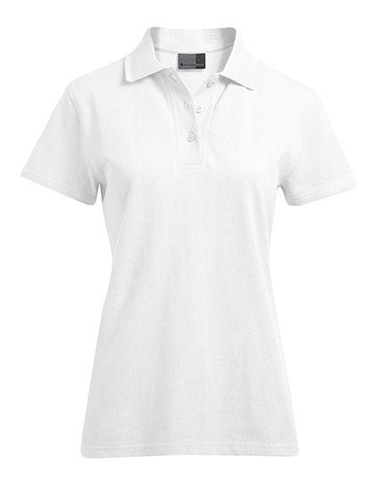 Damen Poloshirt weiss - wirbe-welt.shop