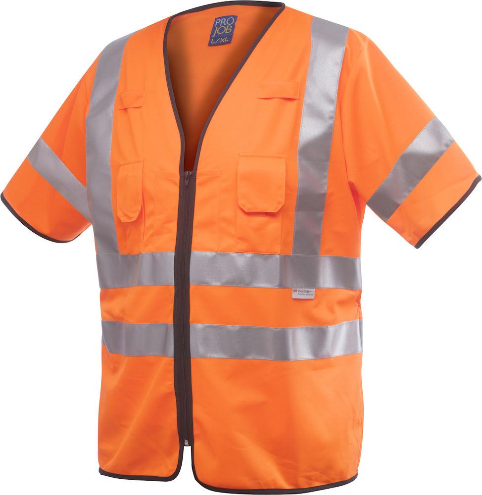 Projob Warnschutz Weste - EN ISO 20471 Klasse 3 - mit Logo besticken oder bedrucken - wirbe-welt.shop