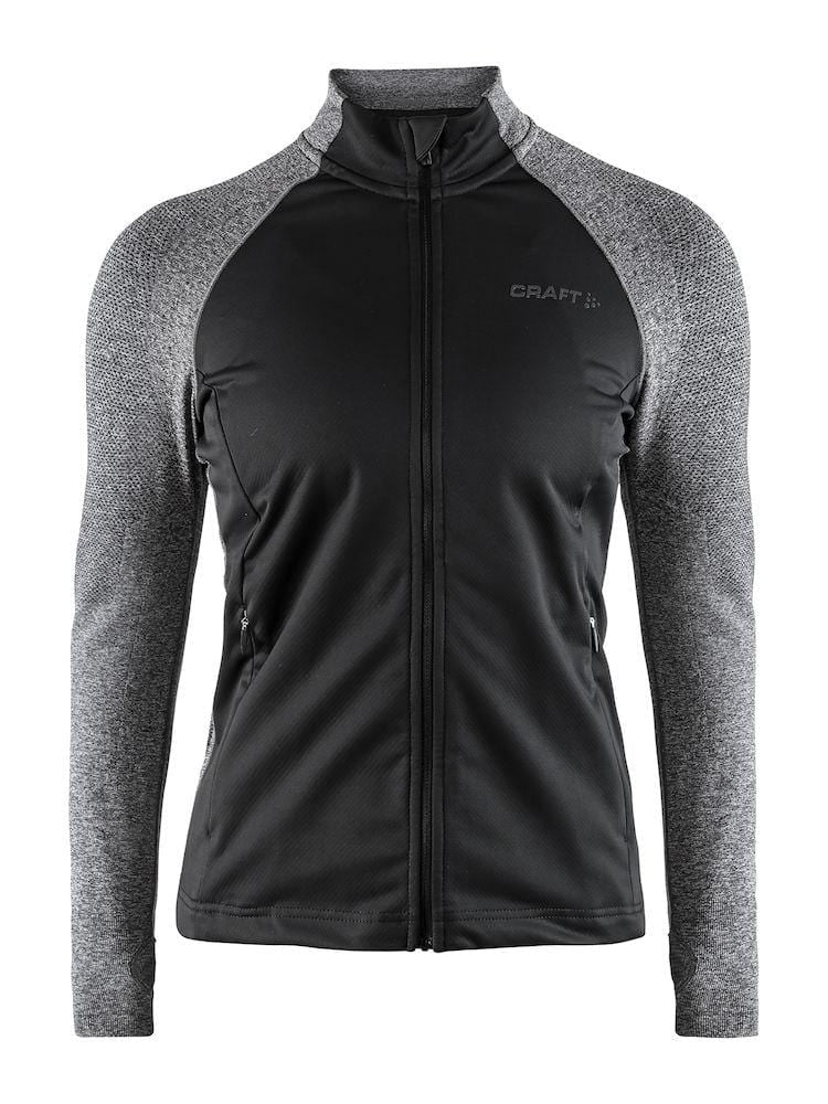 URBAN RUN FUSEKNIT JKT W BLACK/DK GRE 3XL - wirbe-welt.shop