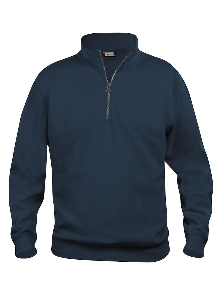 Basic Half Zip Sweatshirt mit kurzem Reissverschluss - wirbe-welt.shop