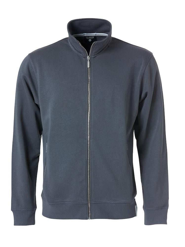 Sweatjacke mit Stehkragen aus French Terry Clique - wirbe-welt.shop