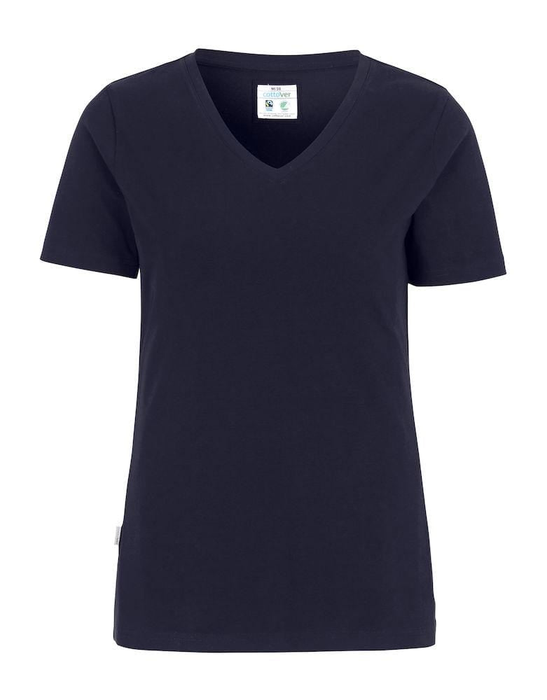 Stretch Damen T-Shirt navy- online gestalten & bedrucken lassen - wirbe-welt.shop