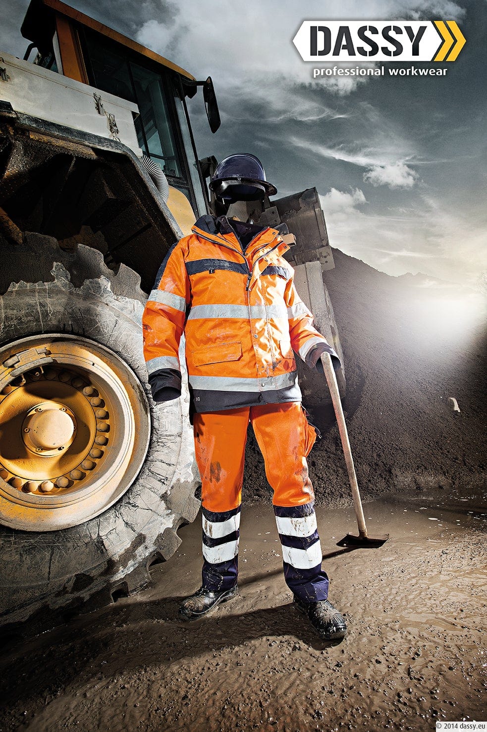 Dassy Warnschutzhose HiVis Sicherheitshose für Herren - Lancaster - wirbe-welt.shop