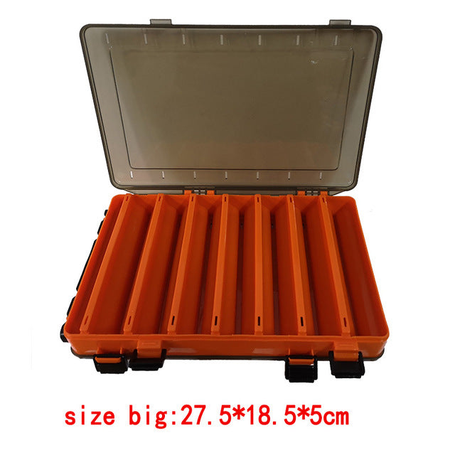 Large-capacity Fishing Tackle Box Double-decker Sub-bait Box Portable Bait Fishing Gear Storage Box