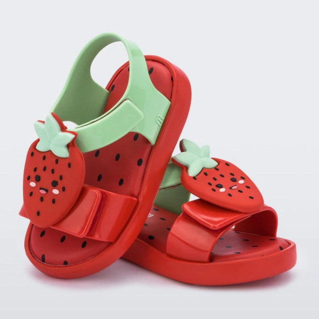 Lustige Kinder Sandalen - Frucht Design - gummi Sandalen für Sommer, Strand, Badi