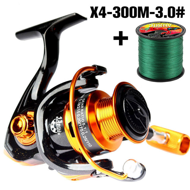 JOSBY NEW Fishing Reel Movement 1000~7000 Series 13 BB Accessories Metal Spool Spinning Wheel For Sea Saltwater Carp Pesca