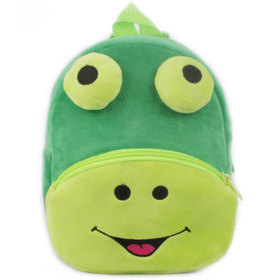 Rucksack für Schüler und Kindergärtner - Plüsch Rucksack mit Tiermotiven