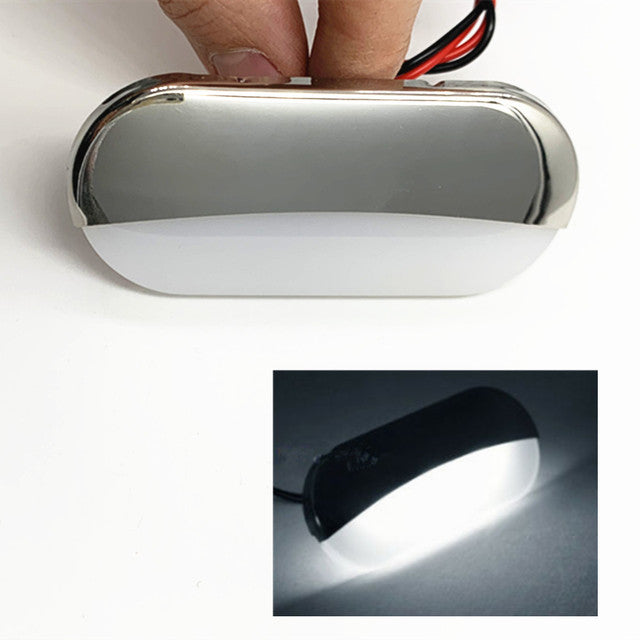 ANHEART Marine Yacht RV Caravan Accessories Waterproof Lamp Cool White Light for Boat 12V LED