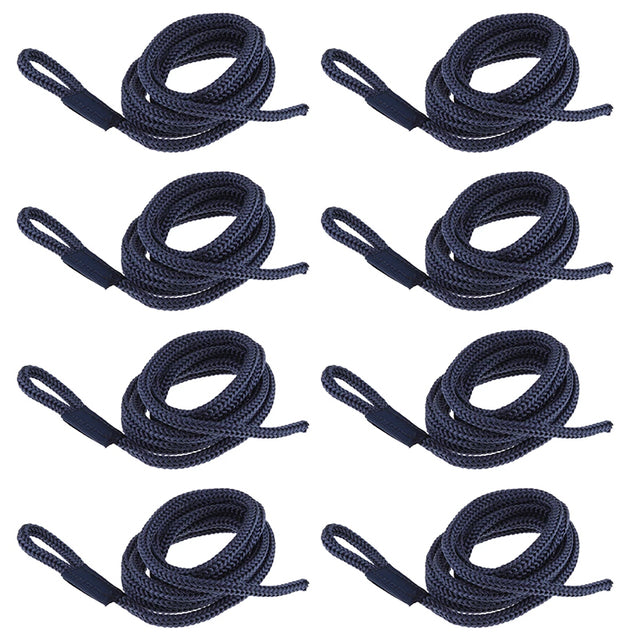8 PCS Boat Fender Line 6mmThickness 5 FT Double Braided Hi-Performance Marine Rope Mooring Rope Dock Line For Boat Accessories