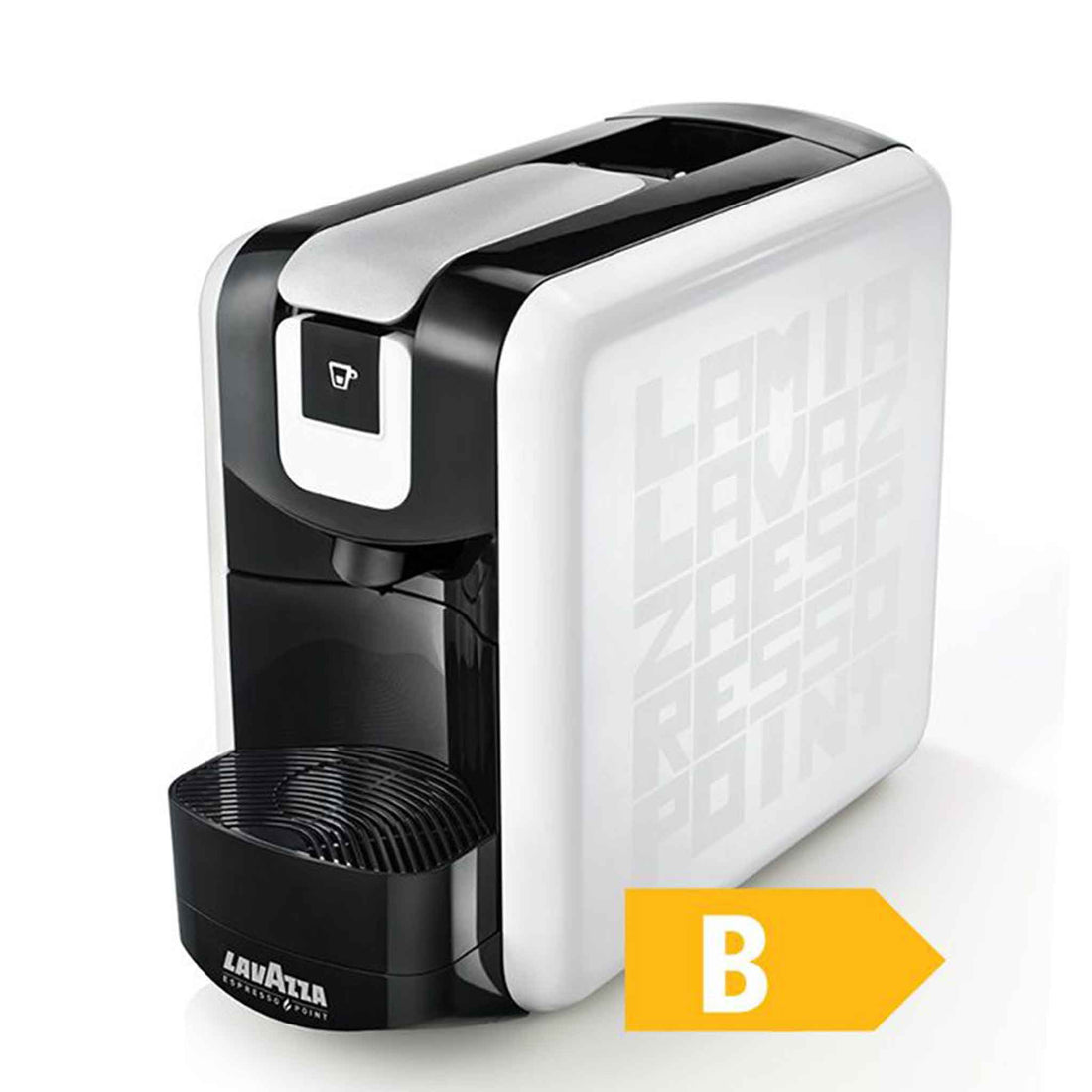 Kleine weiße LAVAZZA - Espresso Point - Kapselmaschine für besten Espresso