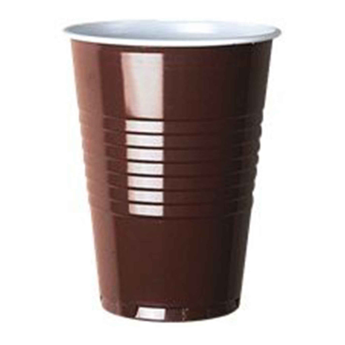Alles über den PLASTIKBECHER 165 ml (Caffé Lungo) Design: Braun - Weiss