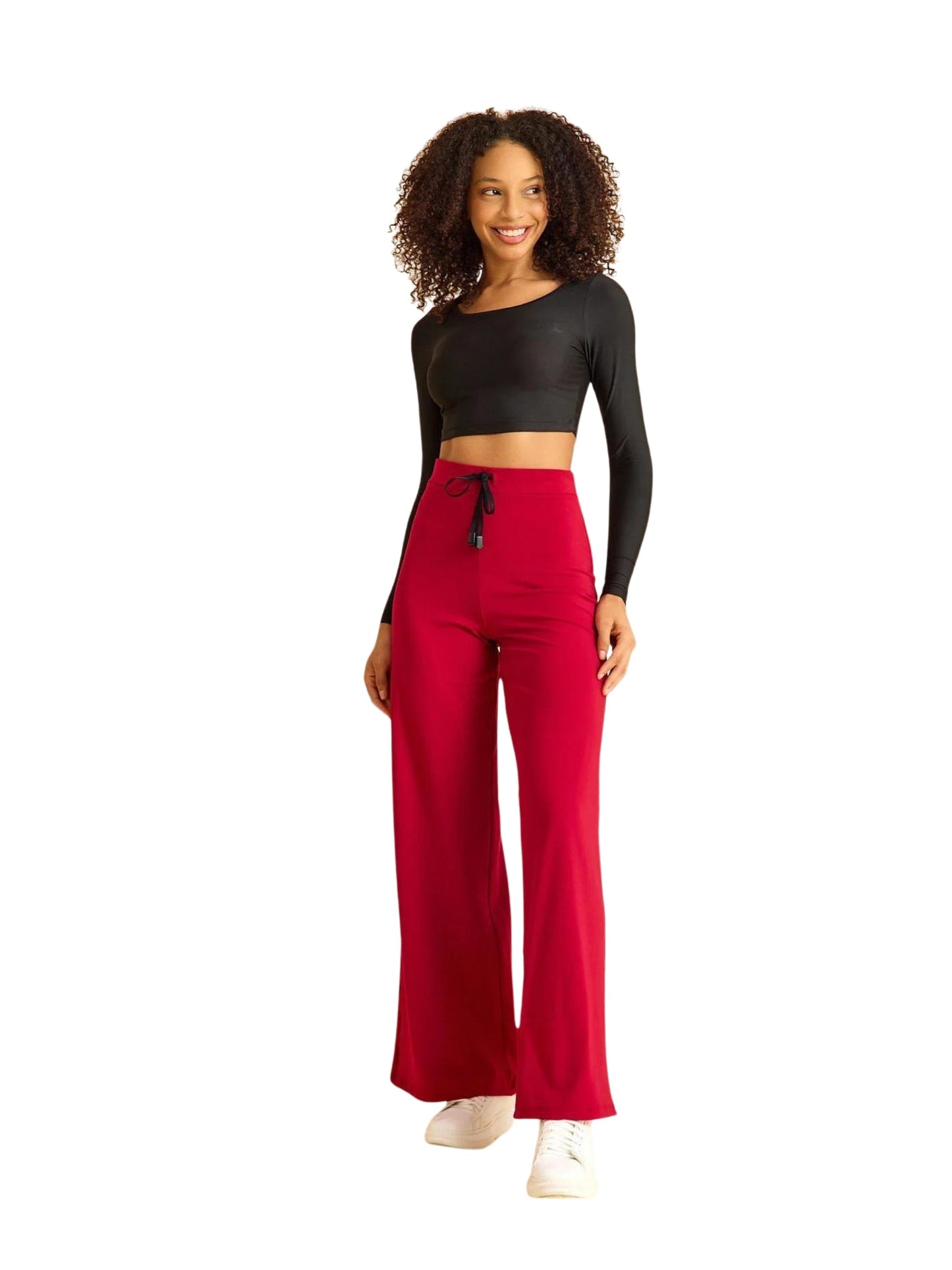 448 Mumbai Yoga Hose in Bordeaux