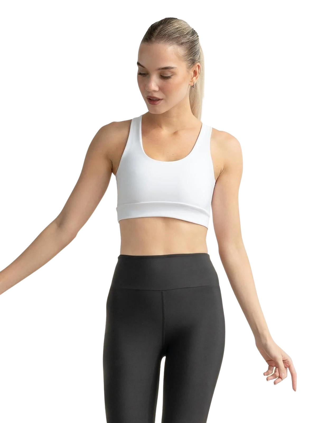397 Bron Sport Bra in Weiss