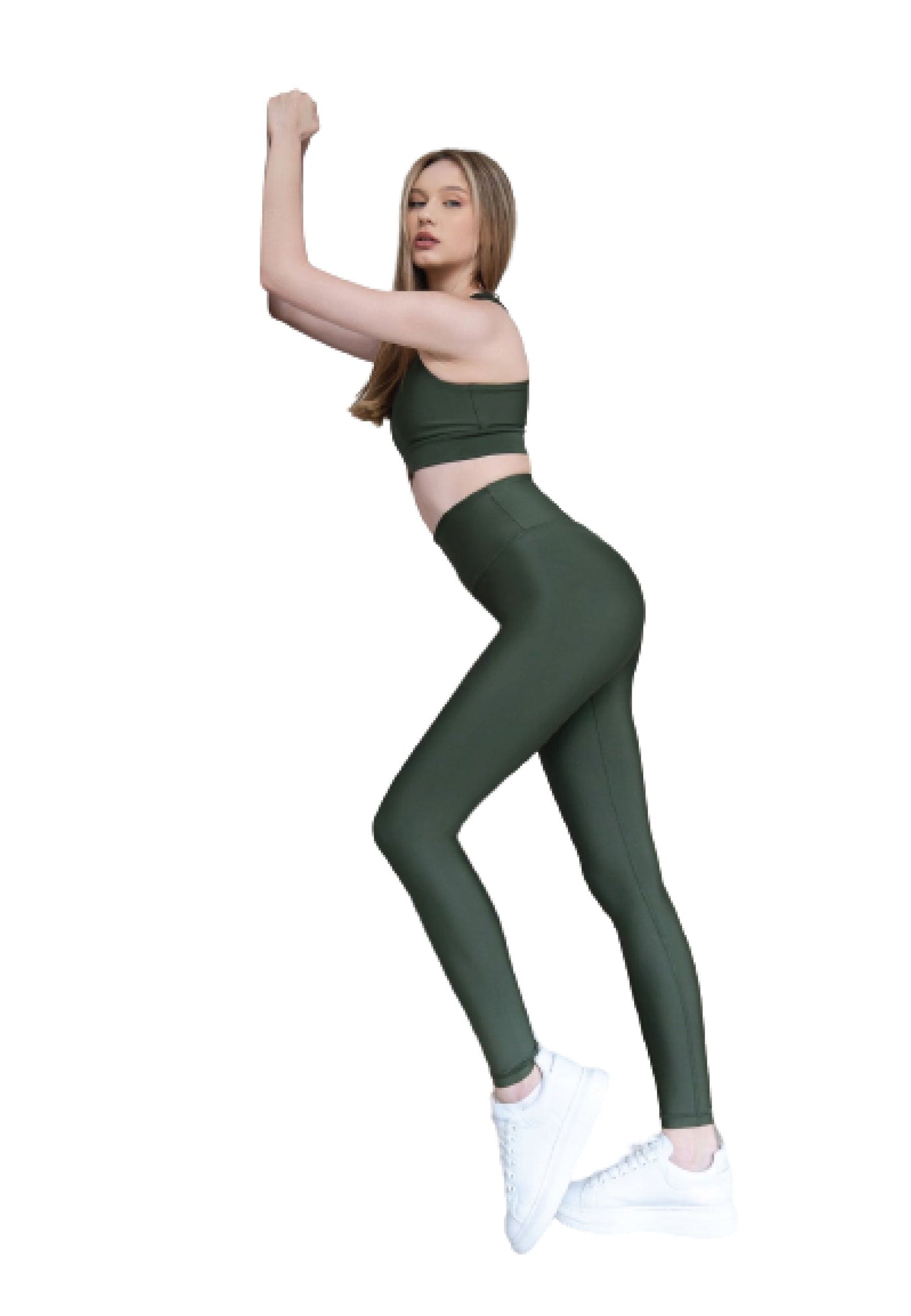 736 Scrunch Butt Leggings in Khaki
