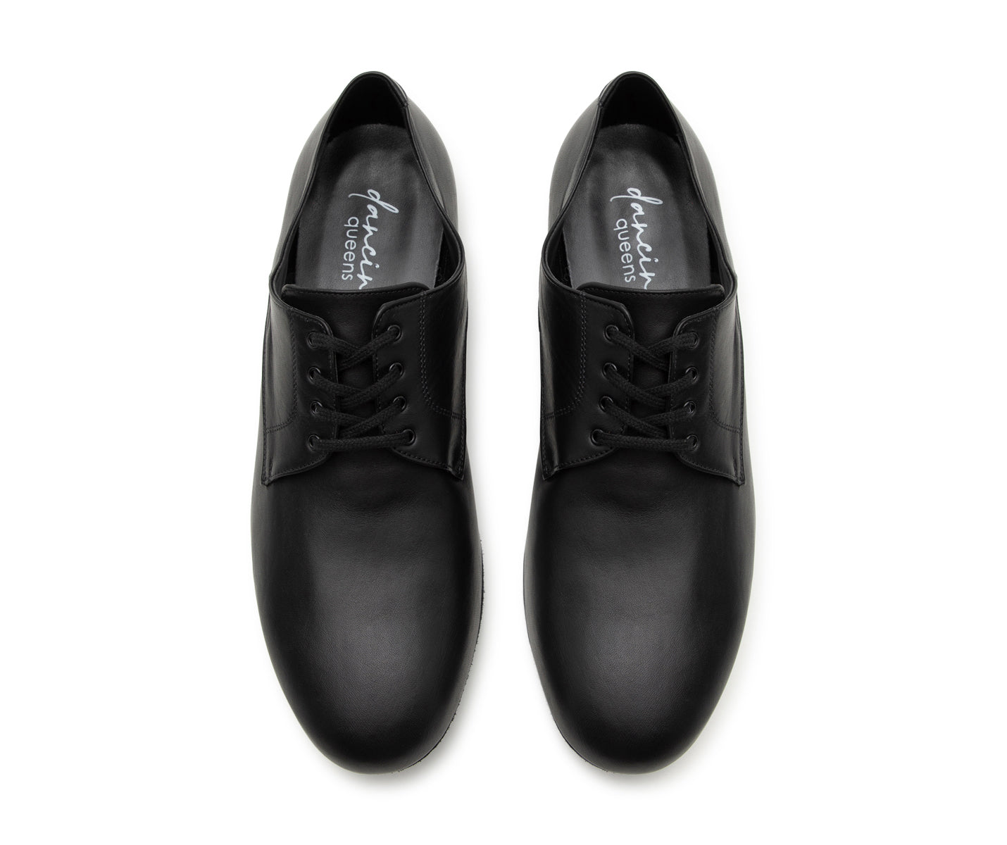 Noble Tanzschuhe in Schwarz Leder