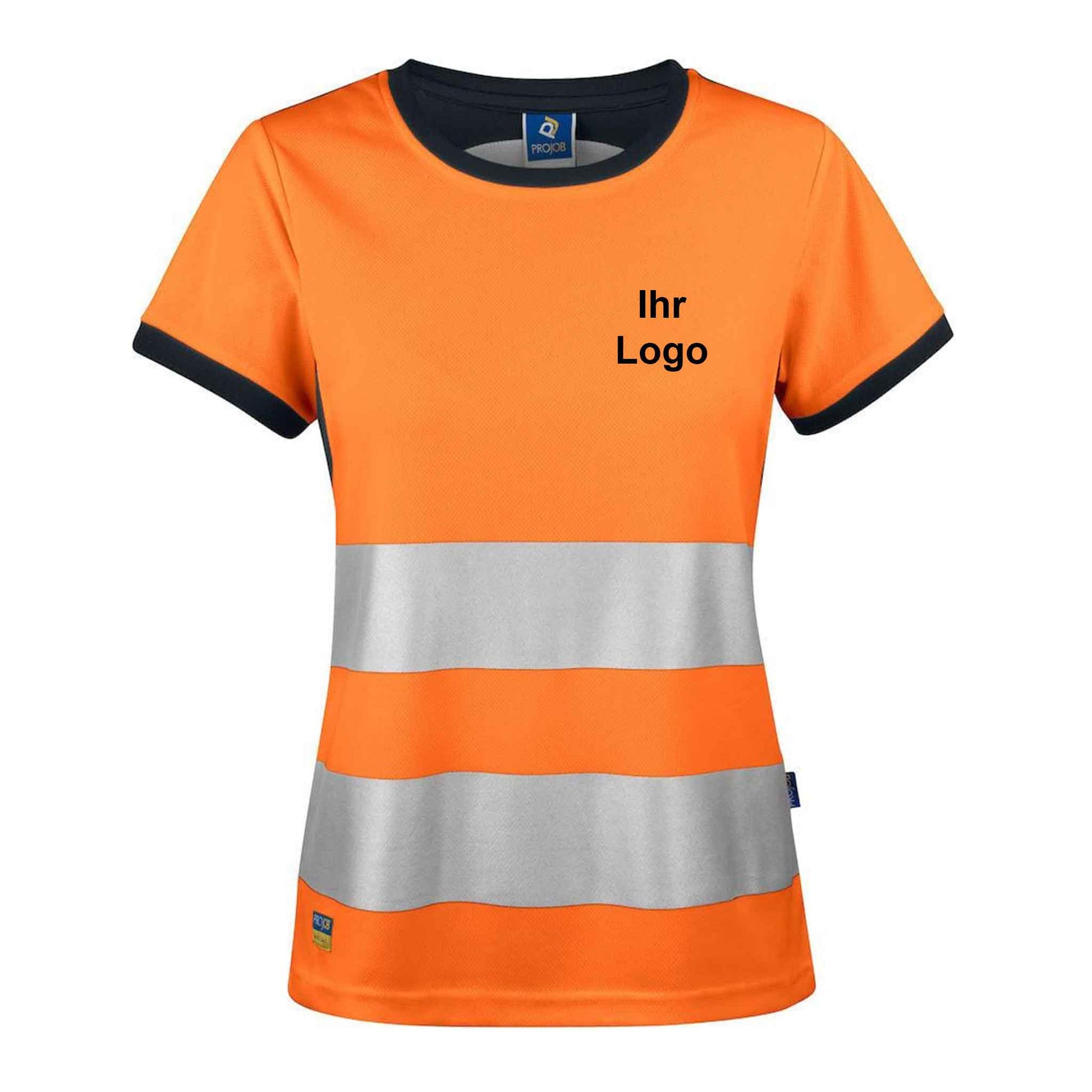 6012 DAMEN T-SHIRT EN ISO 20471 KL. 2