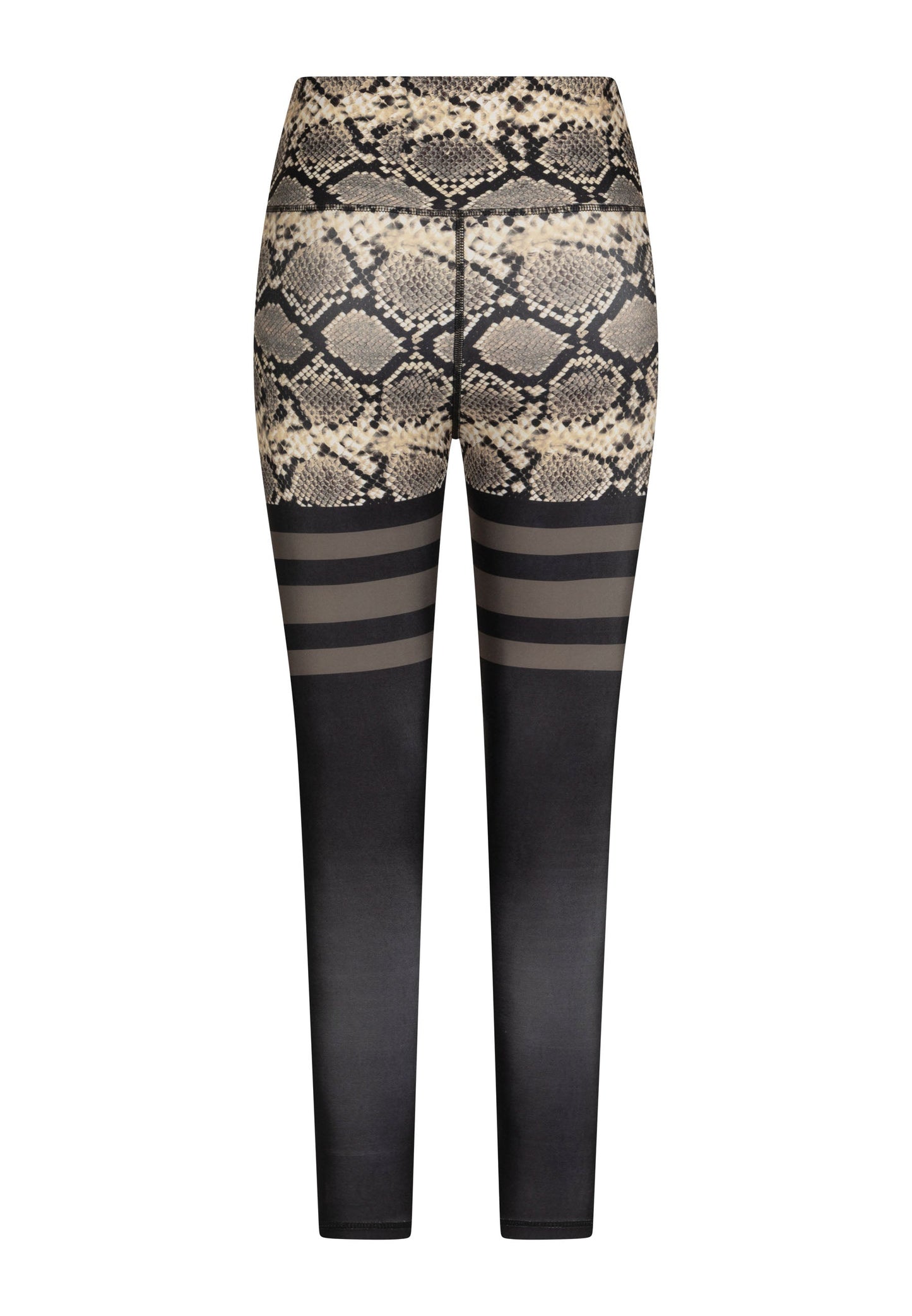892 Extra High Waist Leggings in Grün Snake