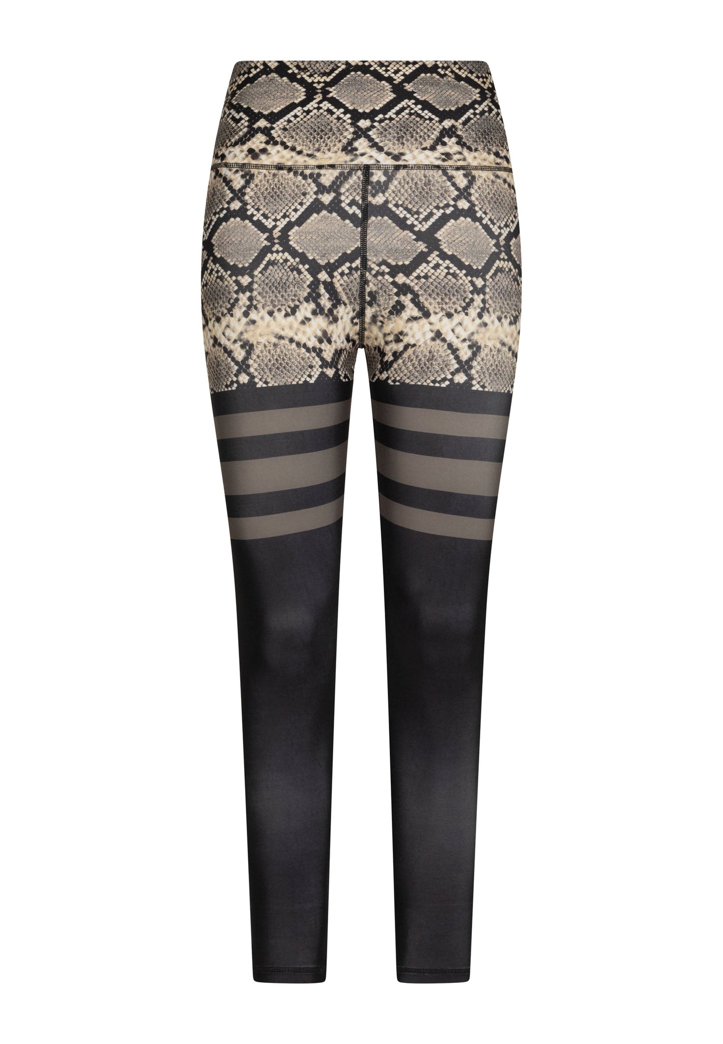 892 Extra High Waist Leggings in Grün Snake