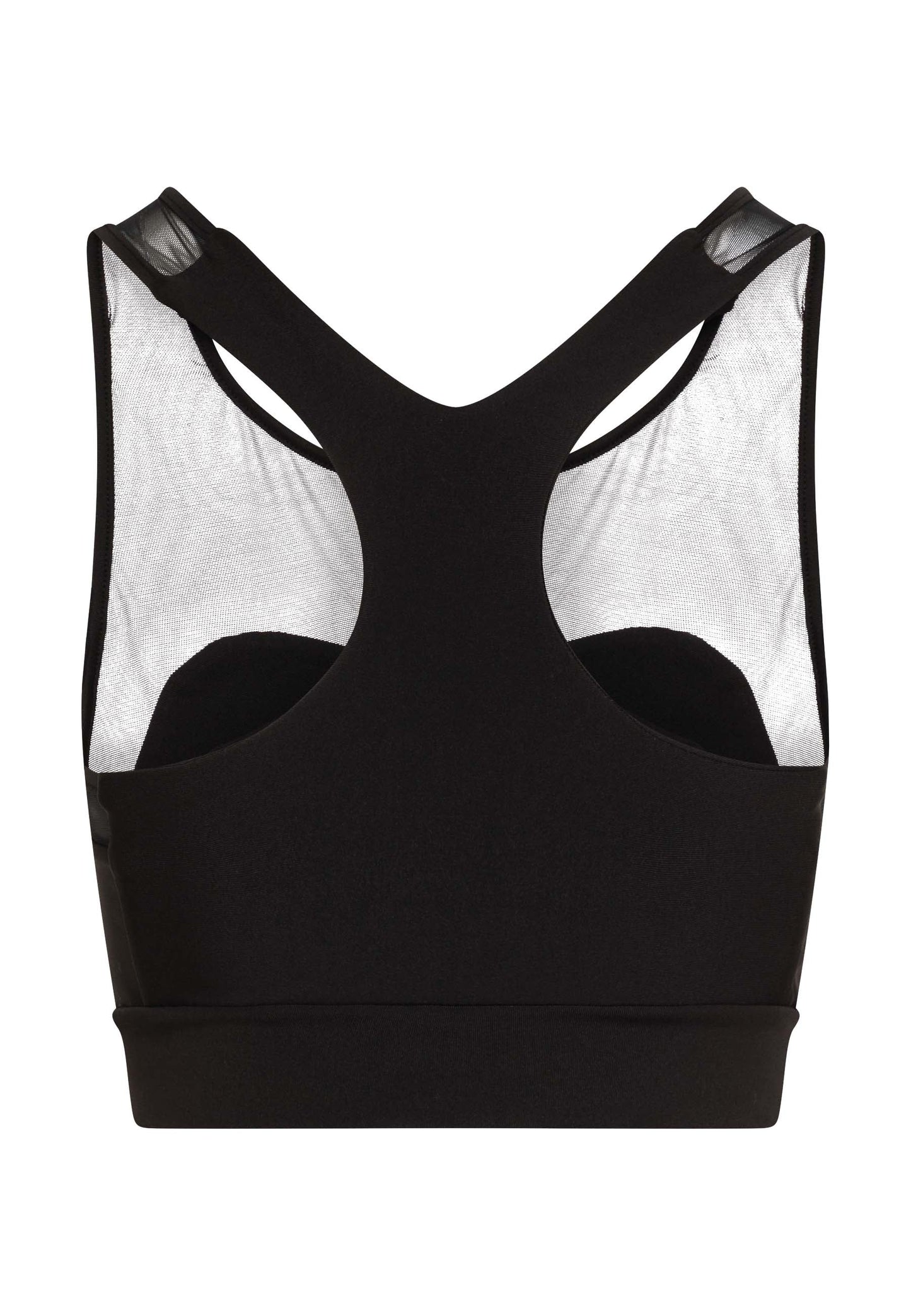 199 Spor Bra Tulle in Schwarz