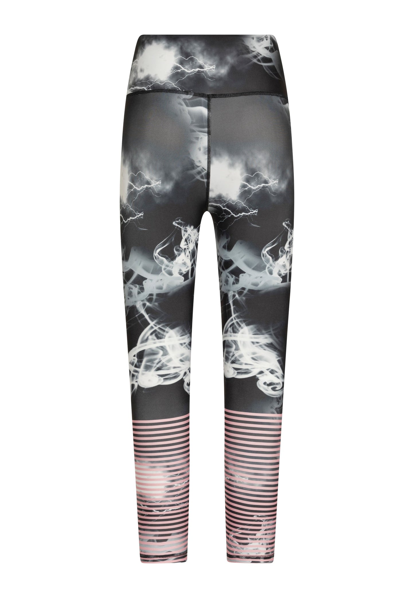 1022 Extra High Waist Leggings in Grau & Rosa