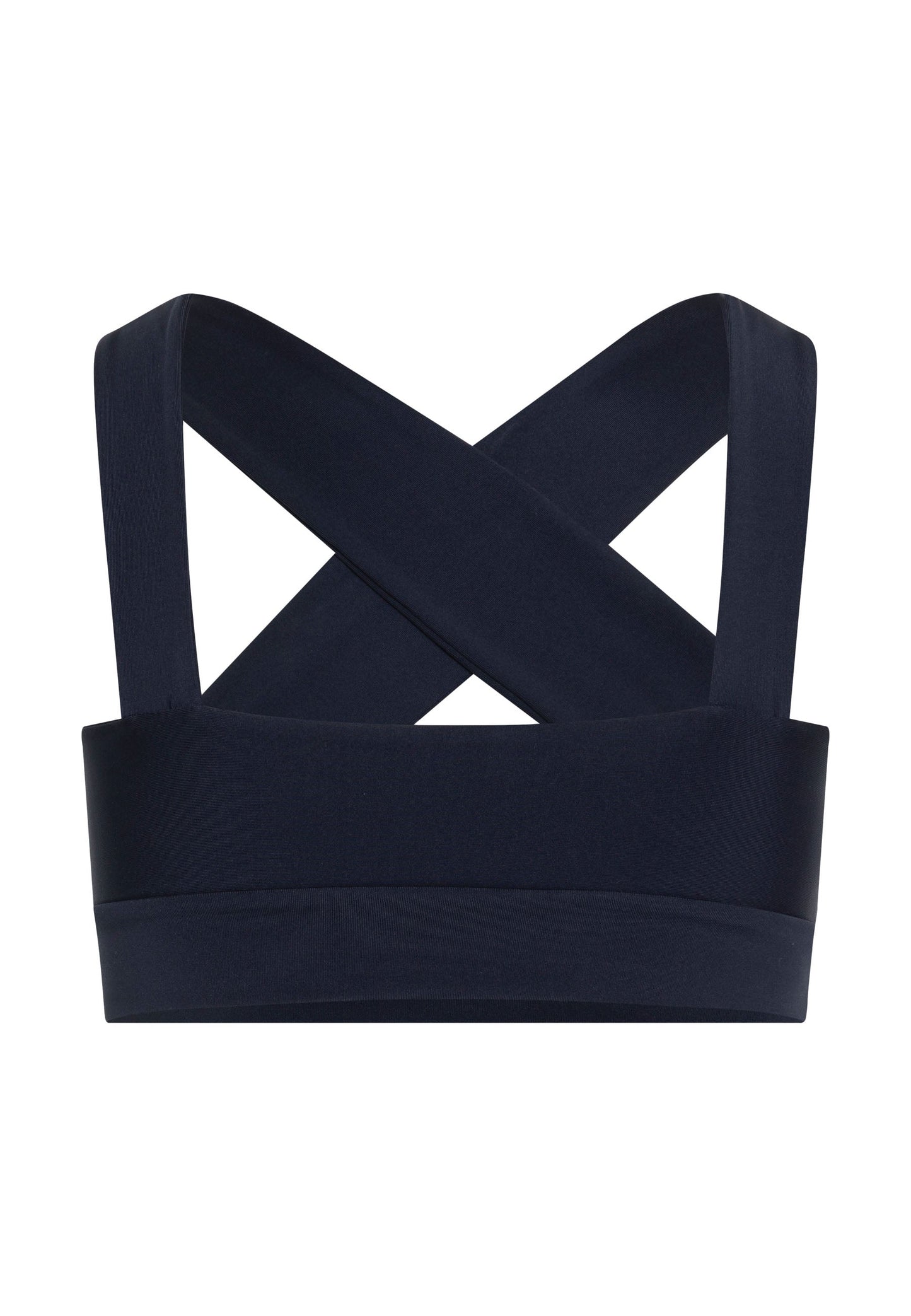 200 Decoltée Spor Bra in Navy Blau