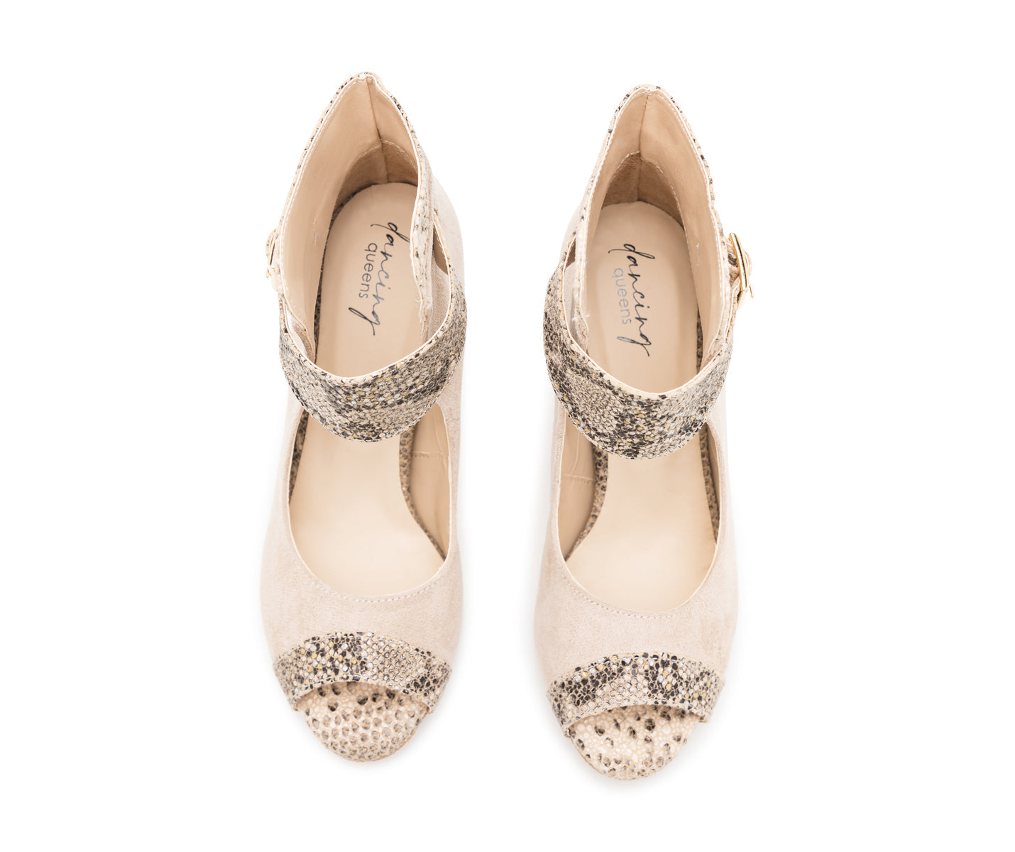 Magnet Essence Tanzschuhe in Beige Wildleder