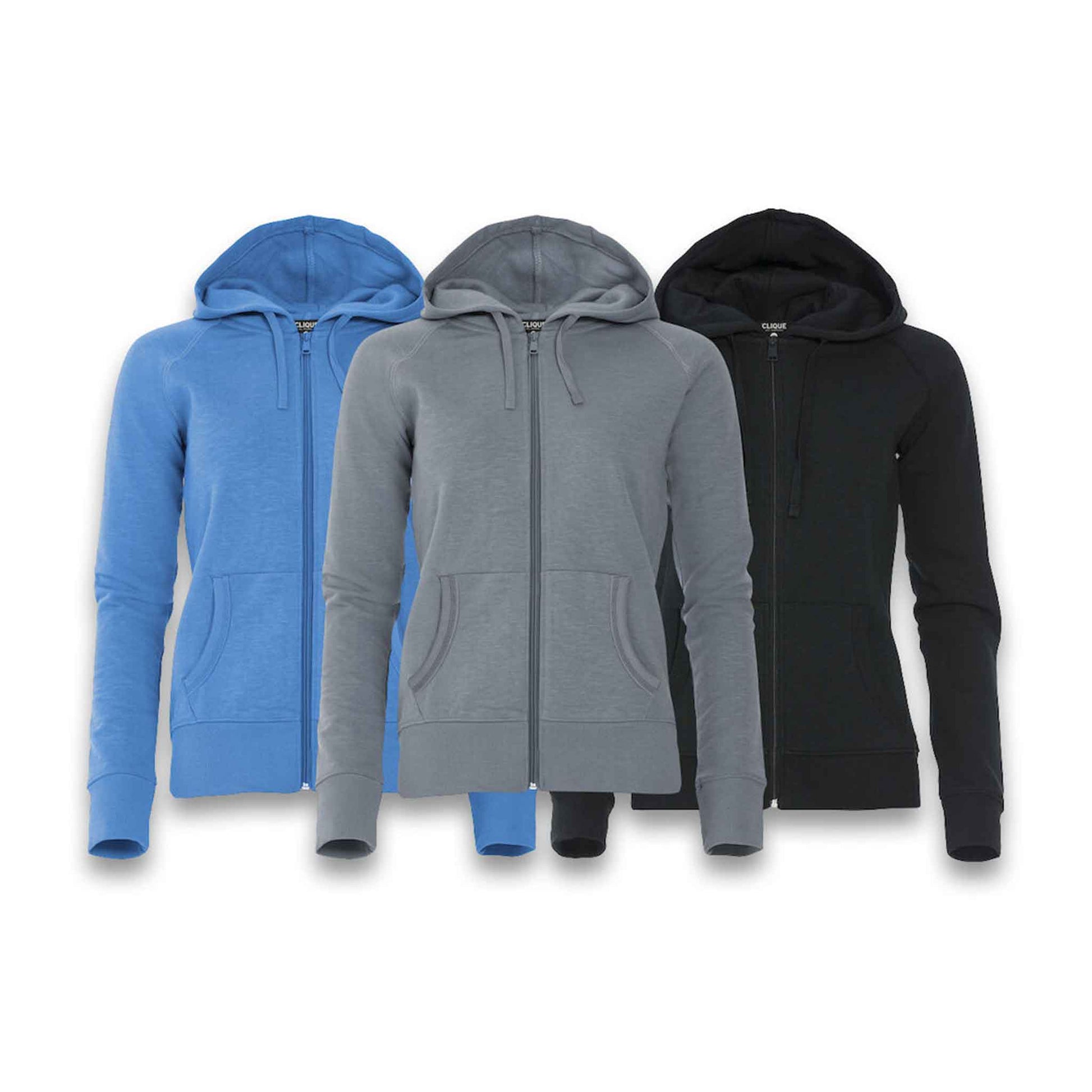 Clique Damen Sweatjacke Mit Kapuze 'Loris Ladies' alle 3 Farben ansicht