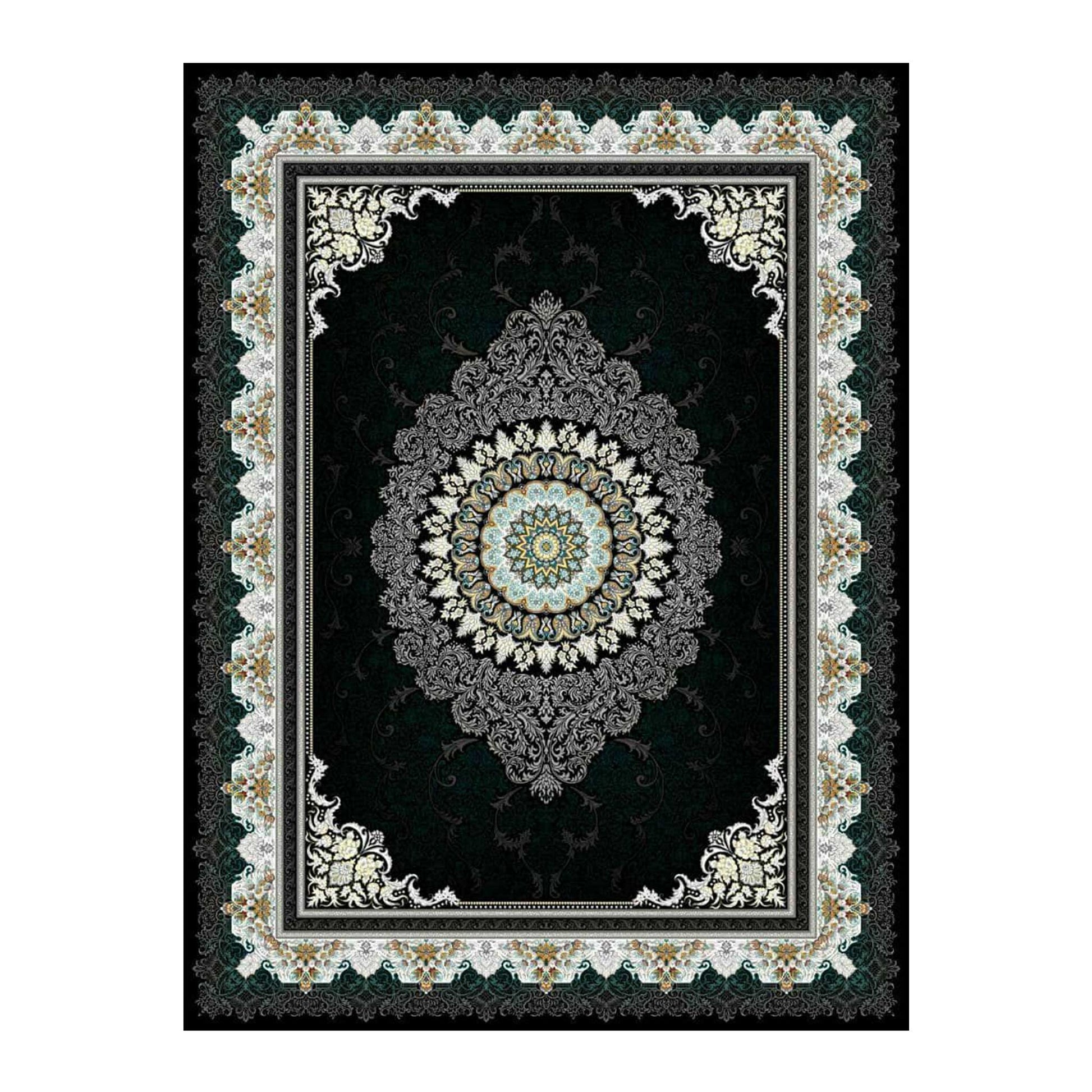 Authentischer Perserteppich-700 Shana, Maschinell Gewebte Eleganz mit Traditionellem Iranischem Design