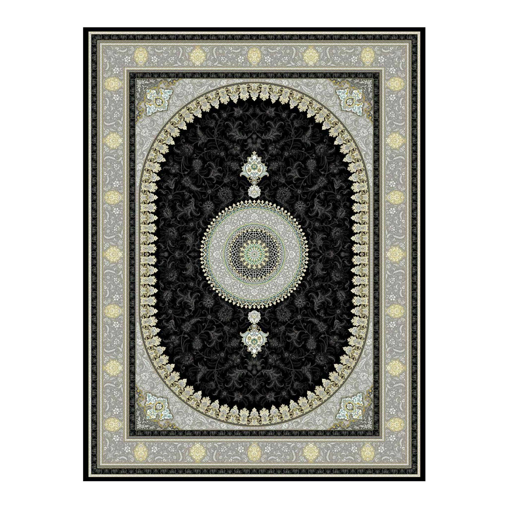 Authentischer Perserteppich-700 Shana, Maschinell Gewebte Eleganz mit Traditionellem Iranischem Design