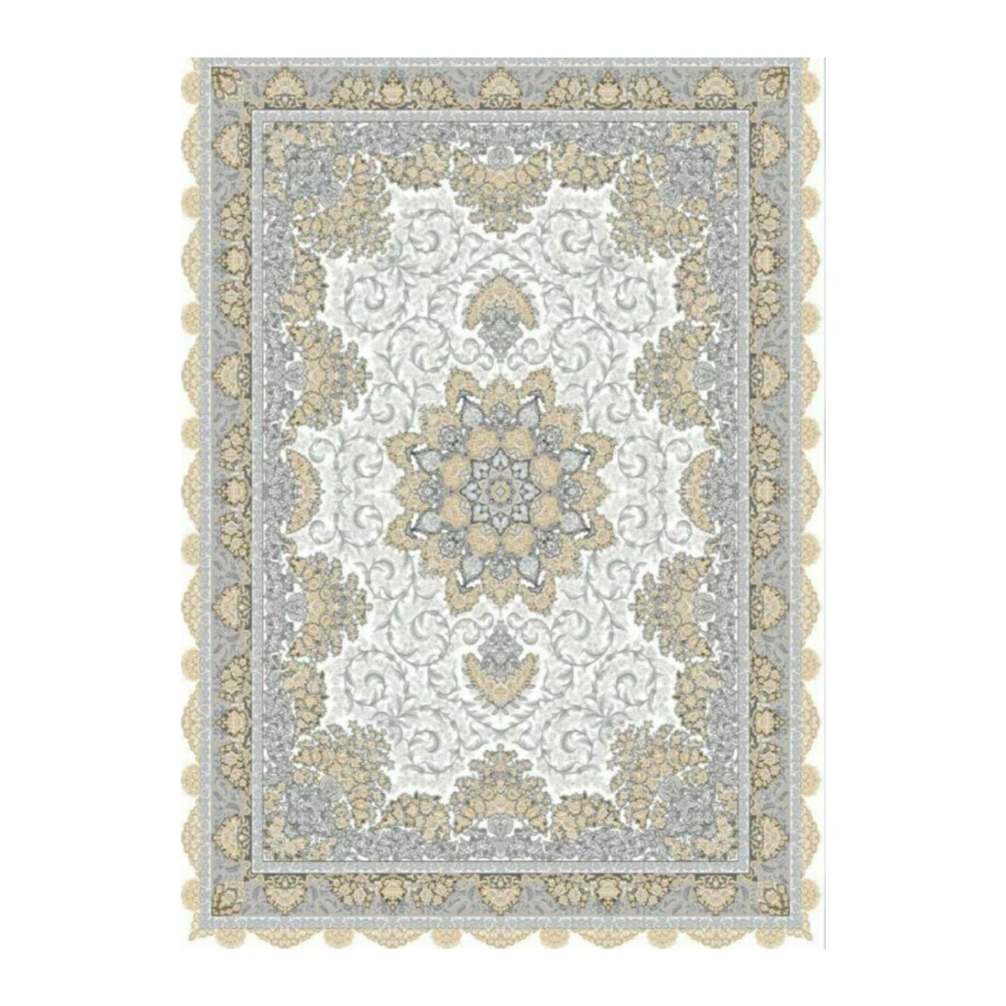 Authentischer Perserteppich-700 Shana, Maschinell Gewebte Eleganz mit Traditionellem Iranischem Design