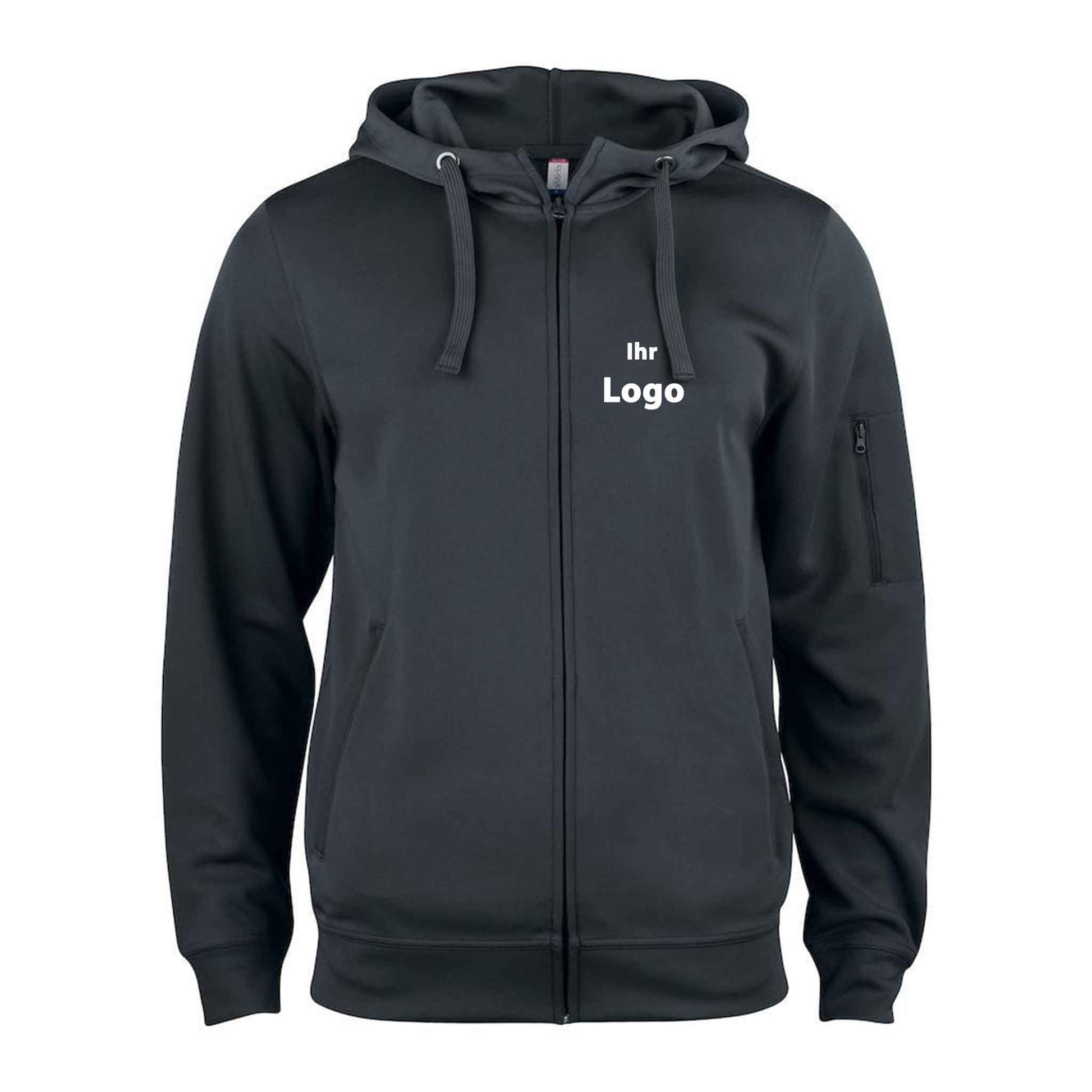 Basic Active Hoodie Full Zip für Herren