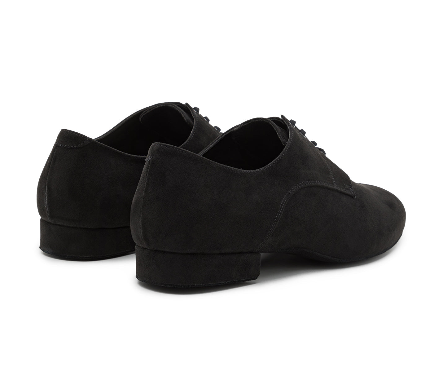Noble Tanzschuhe in Schwarz Wildleder