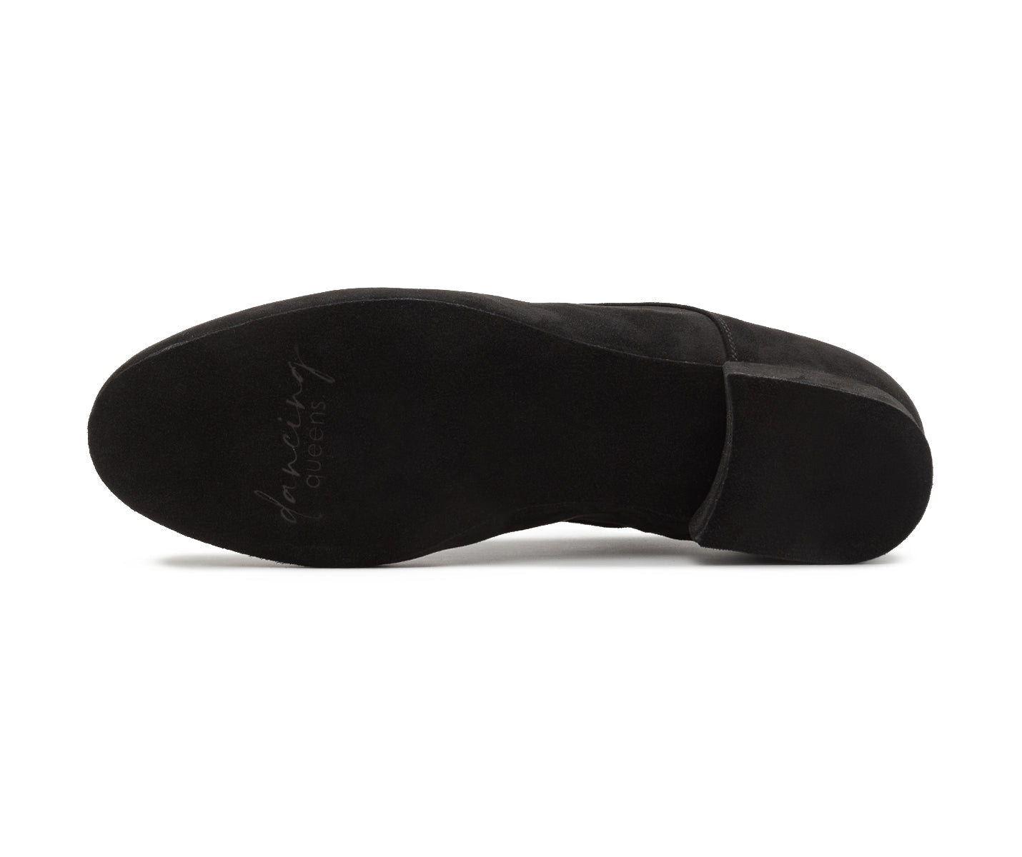 Noble Tanzschuhe in Schwarz Wildleder