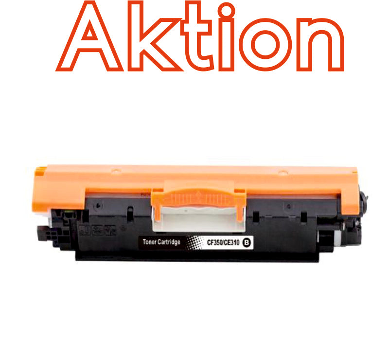 HP Kompatible Toner CF350/CE310A-R(130A) Schwarz
