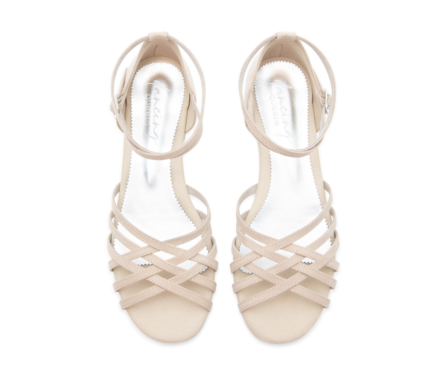 Joy Tanzschuhe in Beige Microfaser