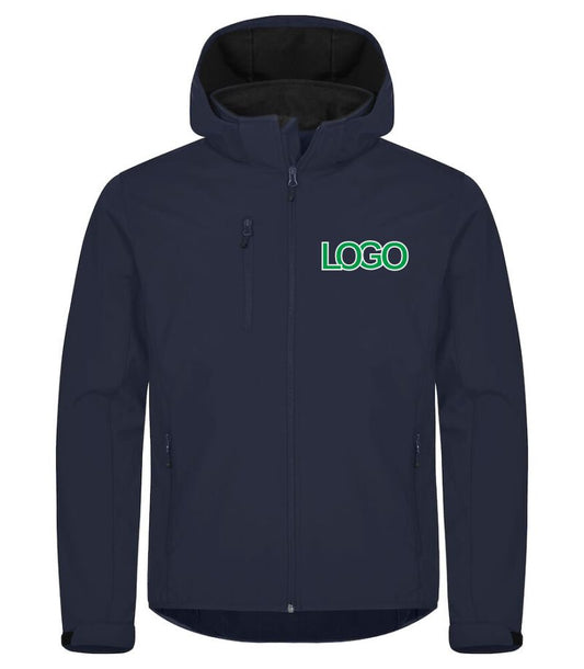 ClassicSoftshellHoody-SoftshelljackefuerHerren20200912-580_classicsoftshellhoody_darknavy. Hier kann man sehen, wie und an welche stelle Logo angebracht werden kann