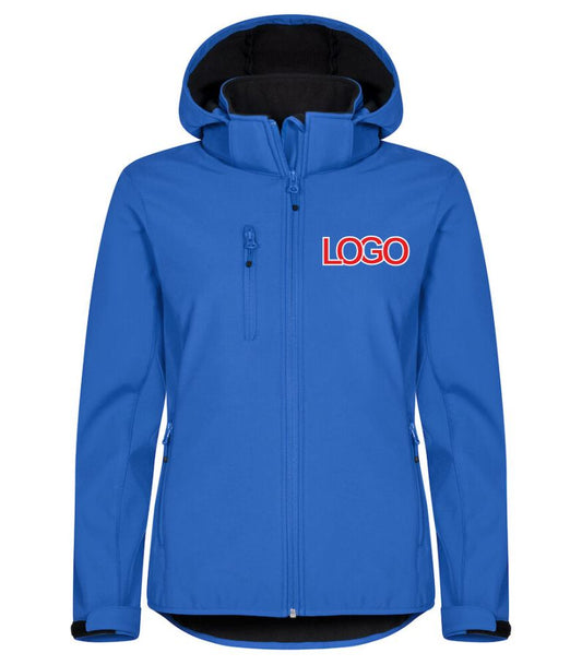 Classic Softshell Hoody Lady-Softshelljacke fuer Damen Artikel 0200917-55_classic softshellhoodylady_royalblue_front_preview