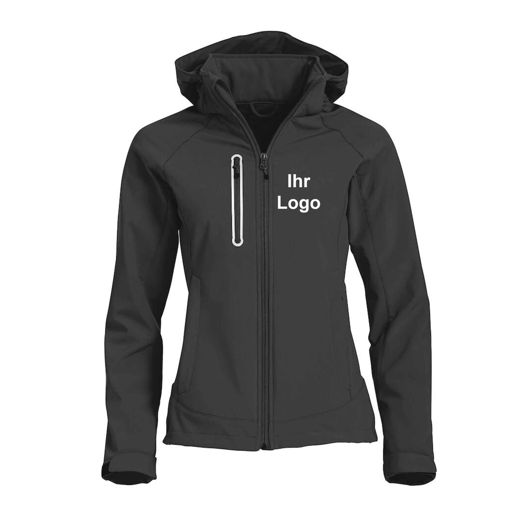 Clique Damen Softshell Jacke mehrlagig mit Kapuze 'Milford'
