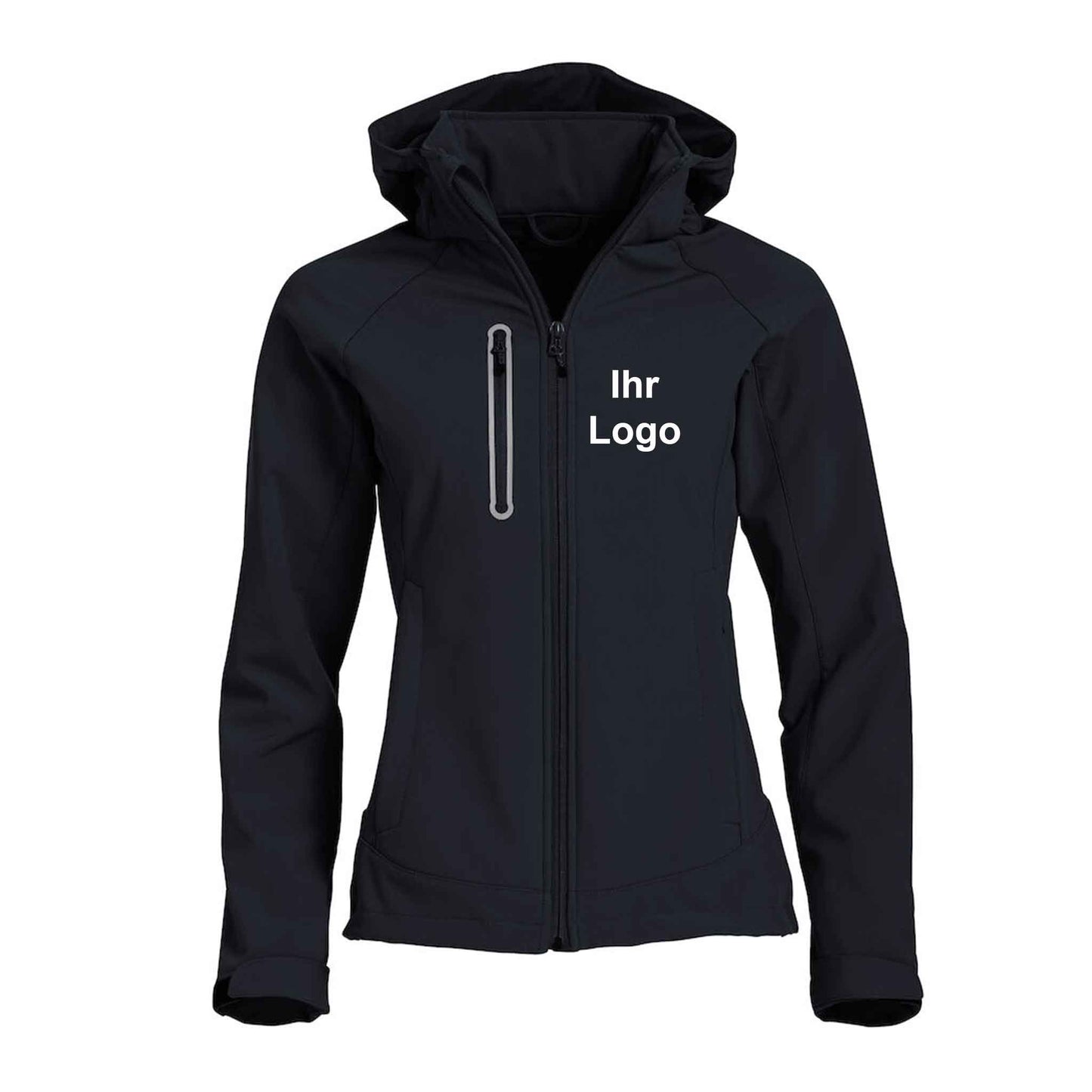 Clique Damen Softshell Jacke mehrlagig mit Kapuze 'Milford'1
