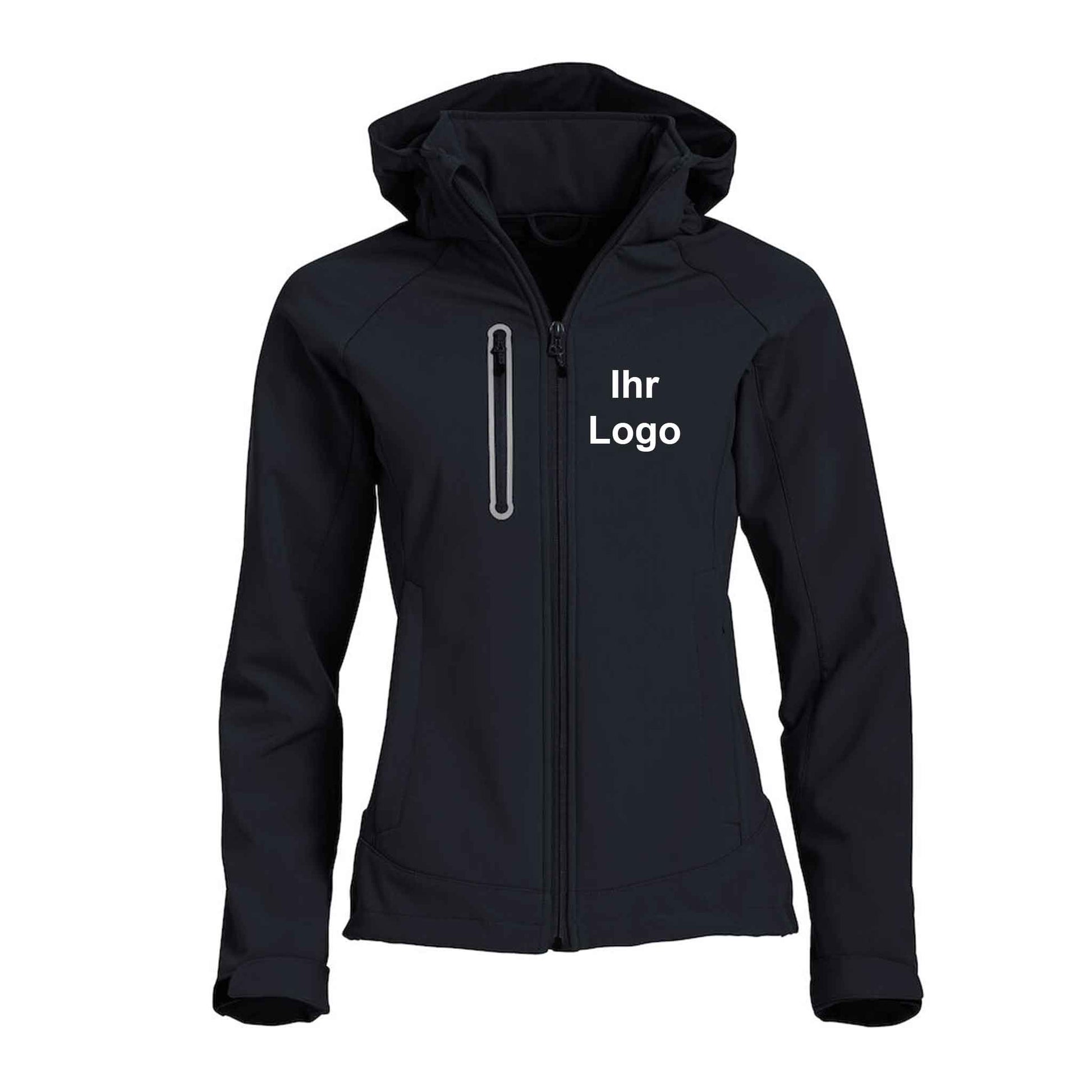 Clique Damen Softshell Jacke mehrlagig mit Kapuze 'Milford'1