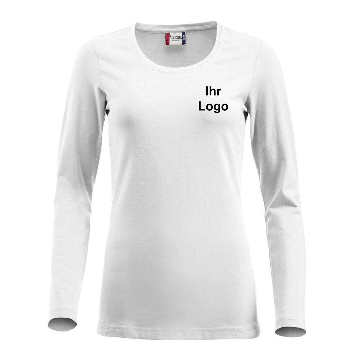 Clique Damen T-Shirt Langarm mit Rund Kragen