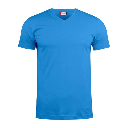 Clique-Damen-T-Shirt-mit-V-Ausschnitt besticken bedrucken