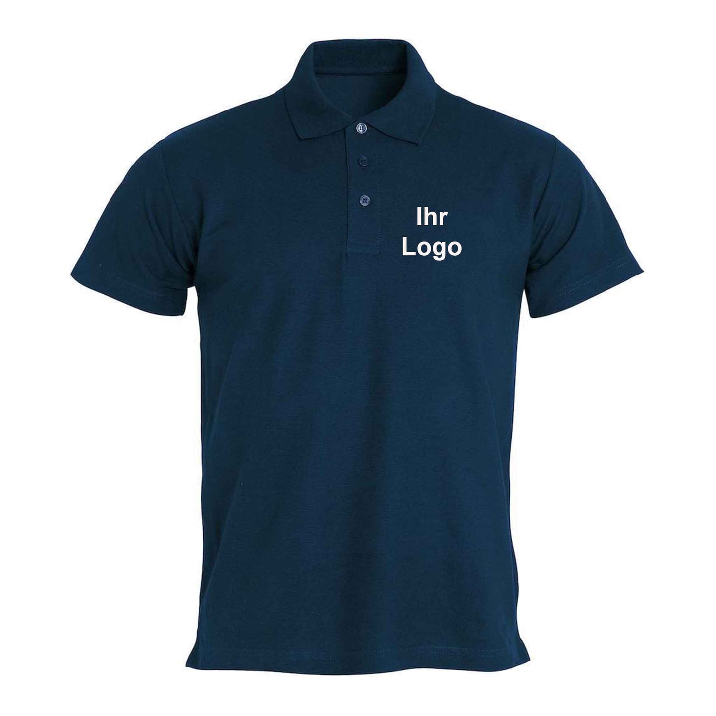 Clique-Herren-Poloshirt-_Basic-Polo_-in-modischen-Farben-royal mit logo bedrucken