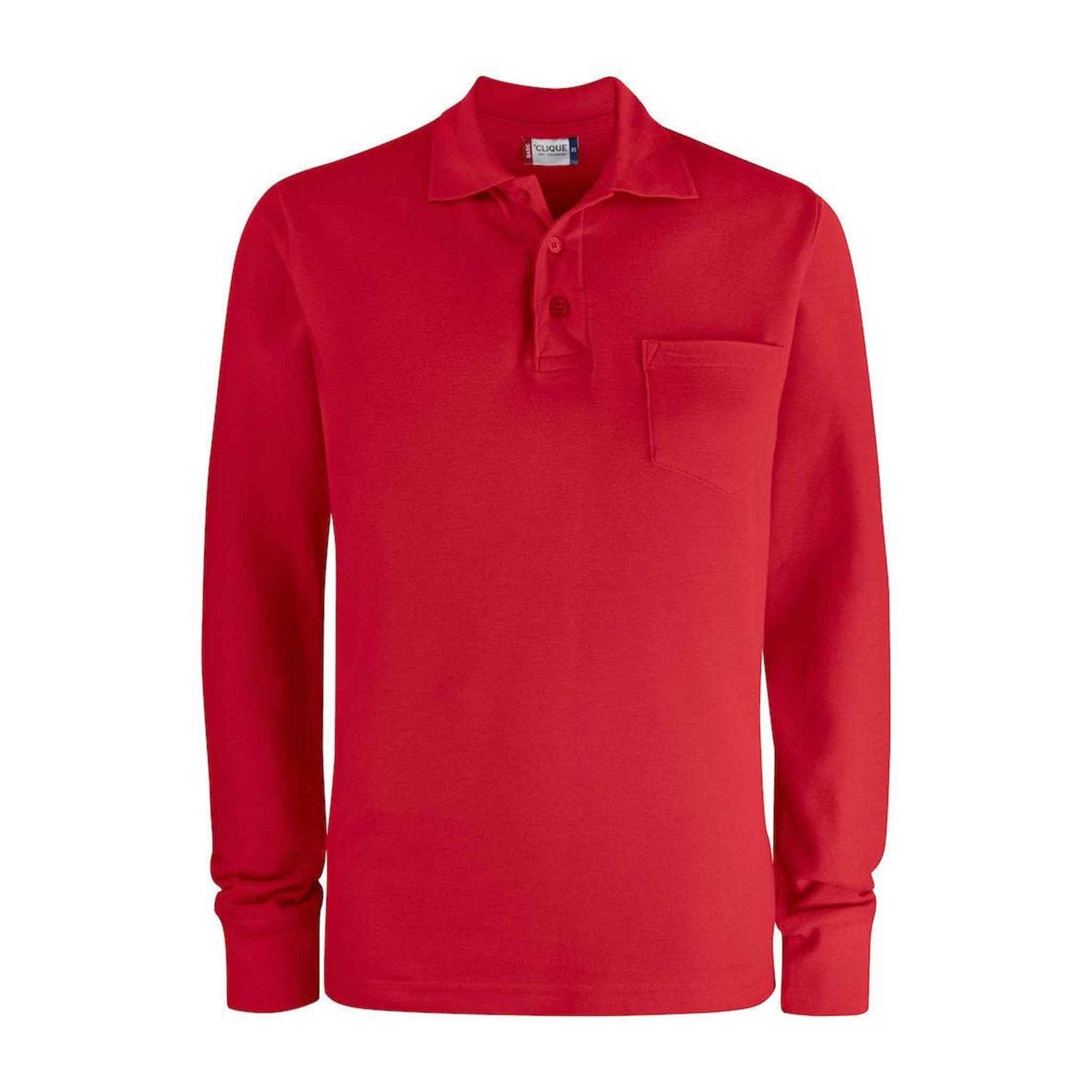 Clique Langarm Poloshirt für Sie und Ihn XS-4XL