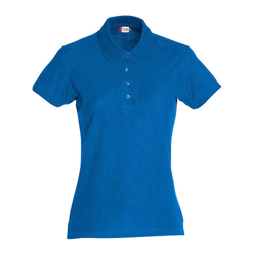 Clique Damen Poloshirt Weiss XS-XXL 100% Baumwolle